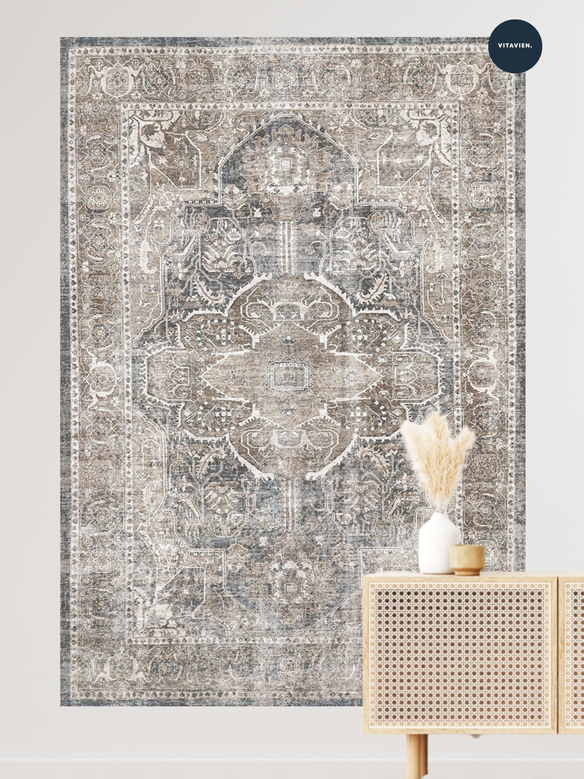 Alfombra vintage Derin Vera