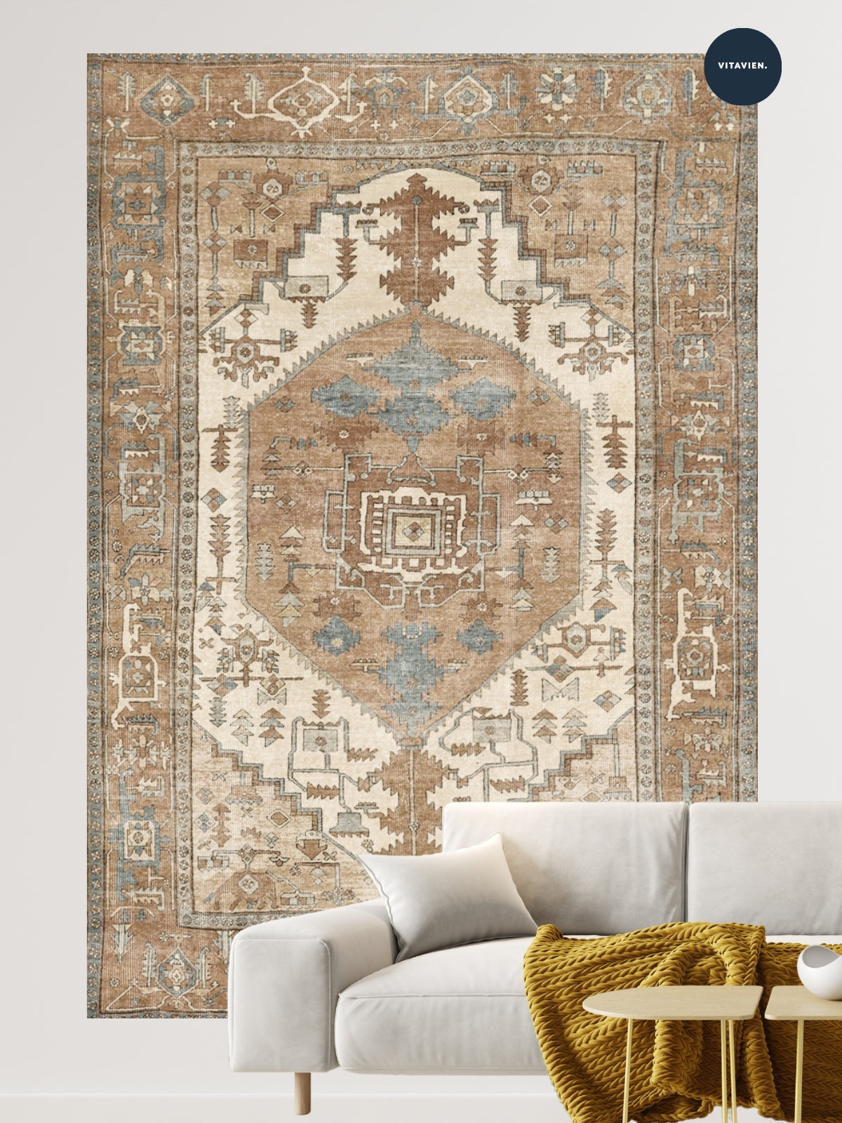 Alfombra vintage Fadime Vera