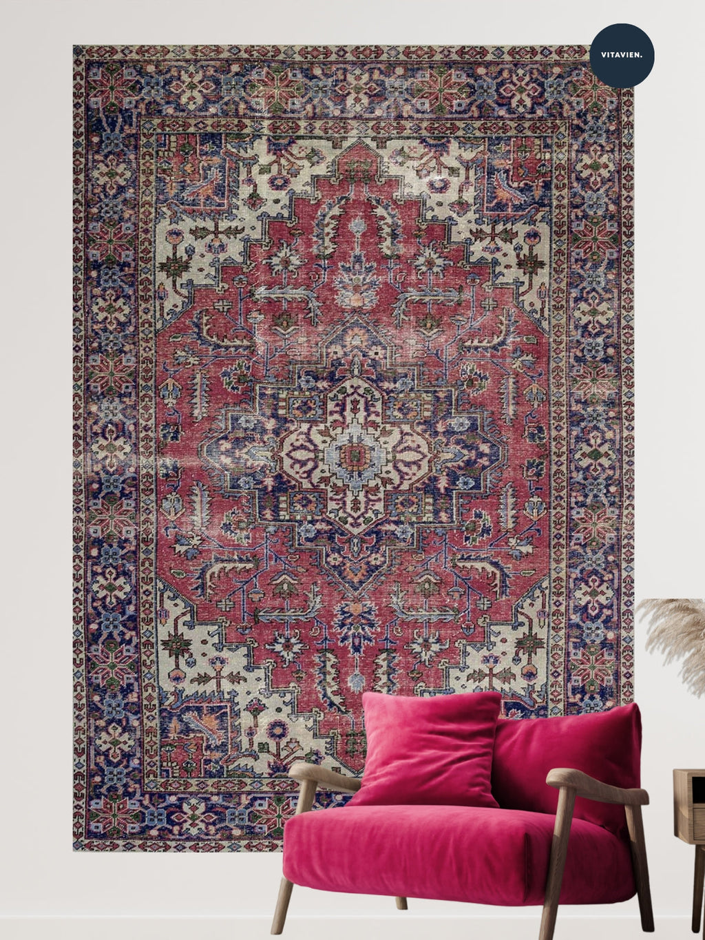 Alfombra vintage Rengin Vera
