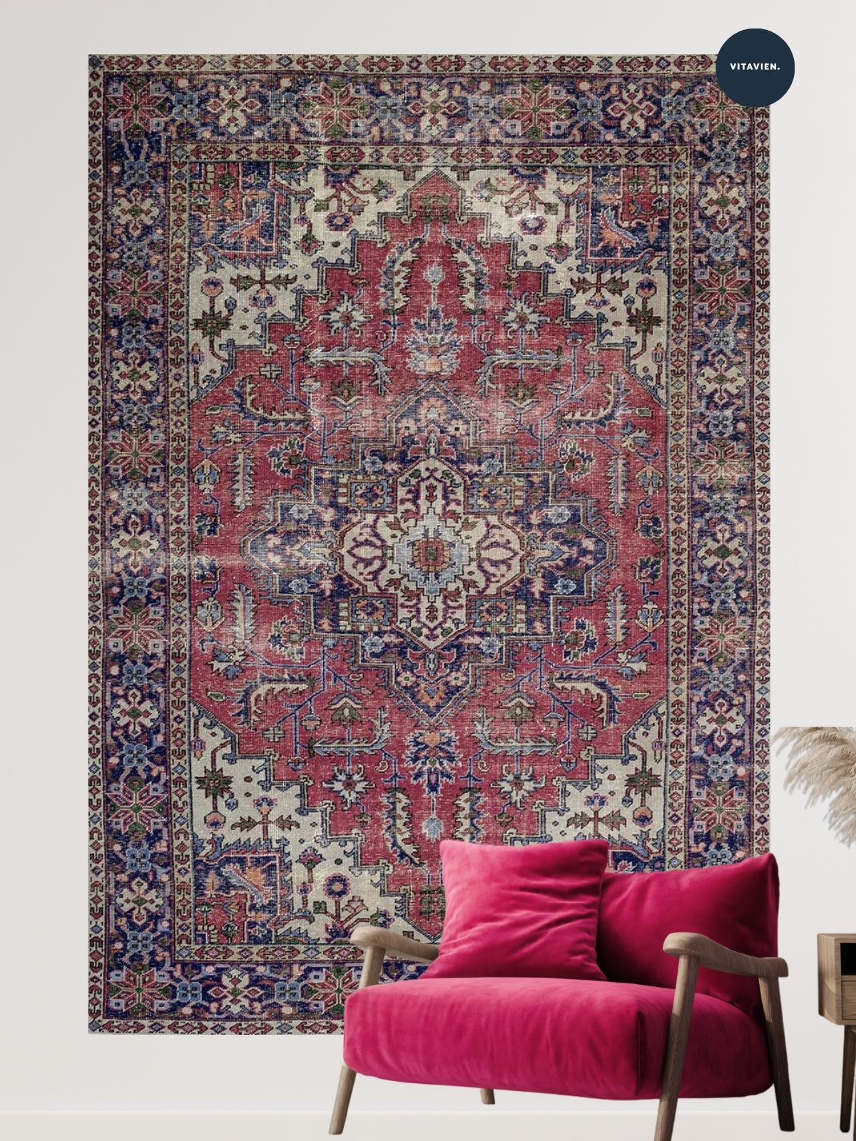 Alfombra vintage Rengin Vera