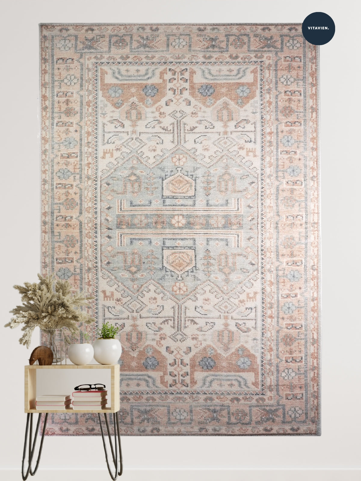 Alfombra vintage Yaren Vera