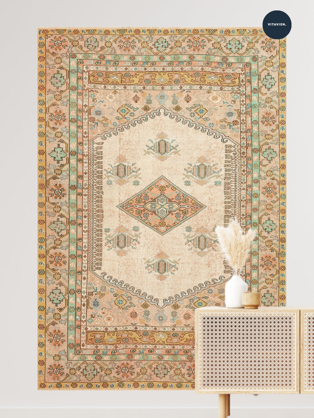 Alfombra vintage Elif Vera