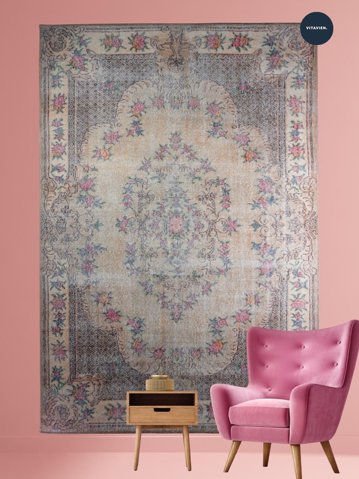 Alfombra vintage Cemile Vera