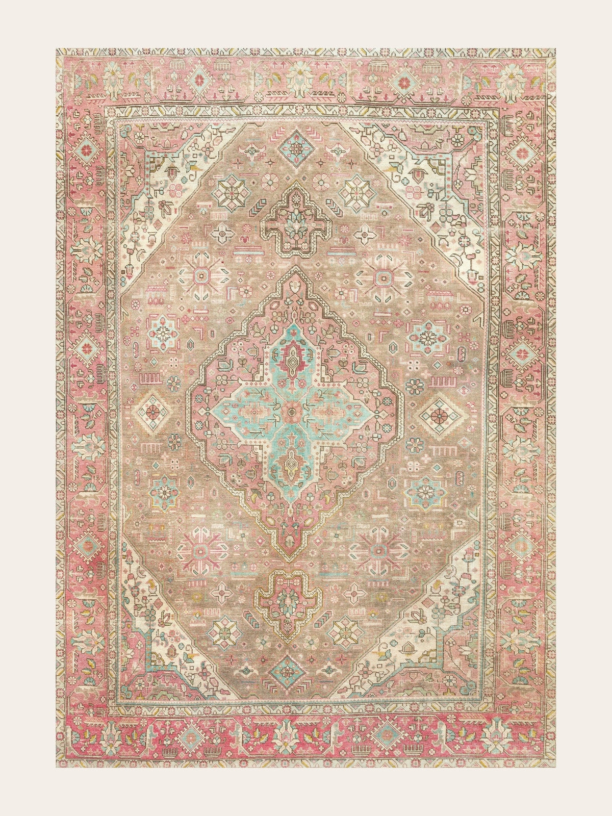 Alfombra vintage Zerda Lomé